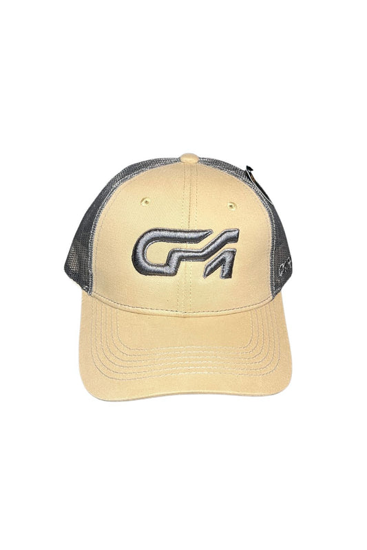 Gorra con Malla Bicolor Beige - Gris