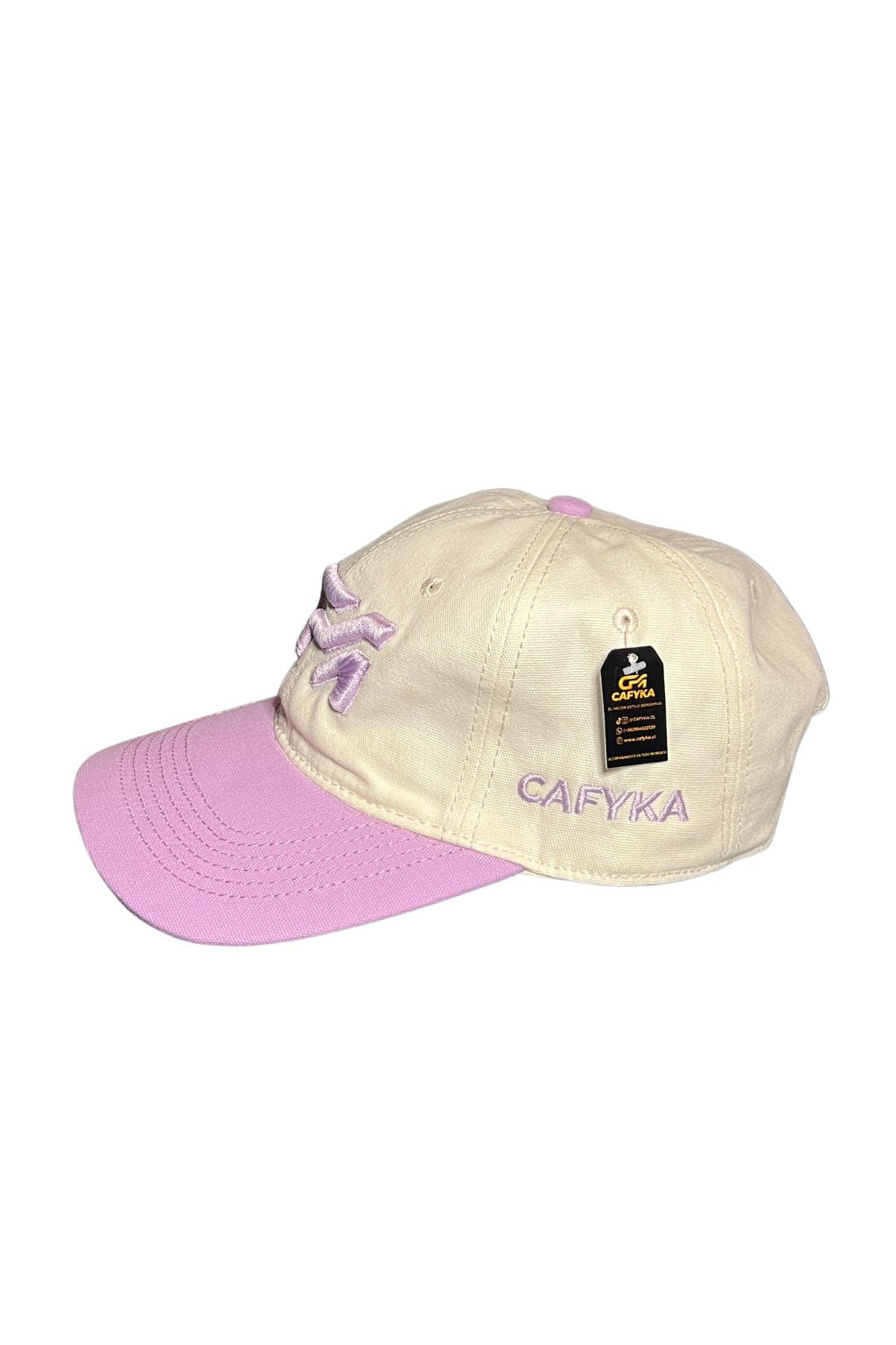 Gorra Beige - Lila