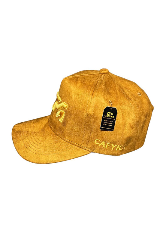 Gorra Gamuza Unisex Dorado