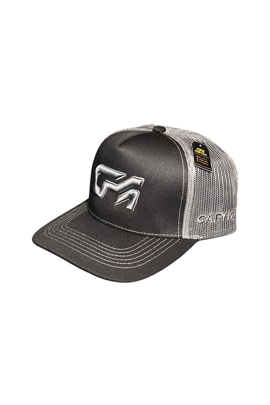 Gorra con Malla Bicolor Negro - Gris