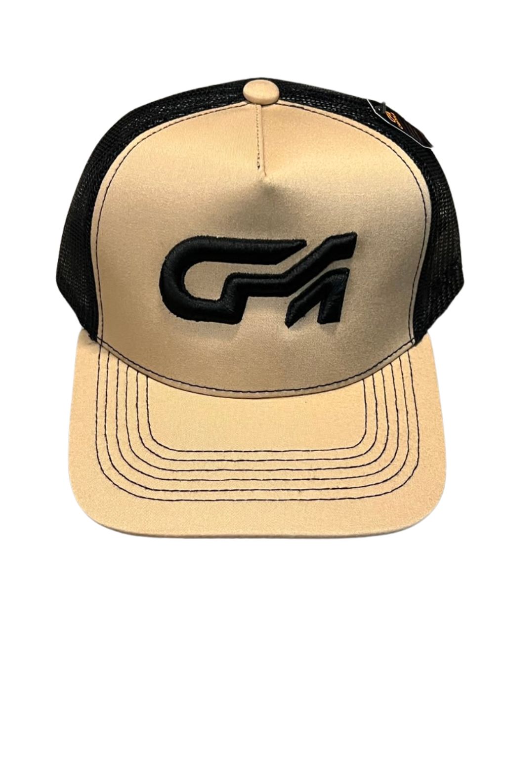 Gorra con Malla Bicolor Beige - Negro