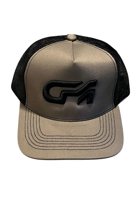 Gorra con Malla Bicolor Verde - Negro