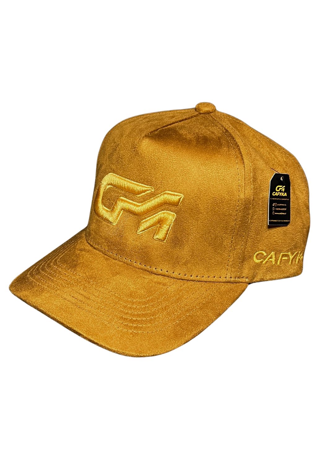 Gorra Gamuza Dorado